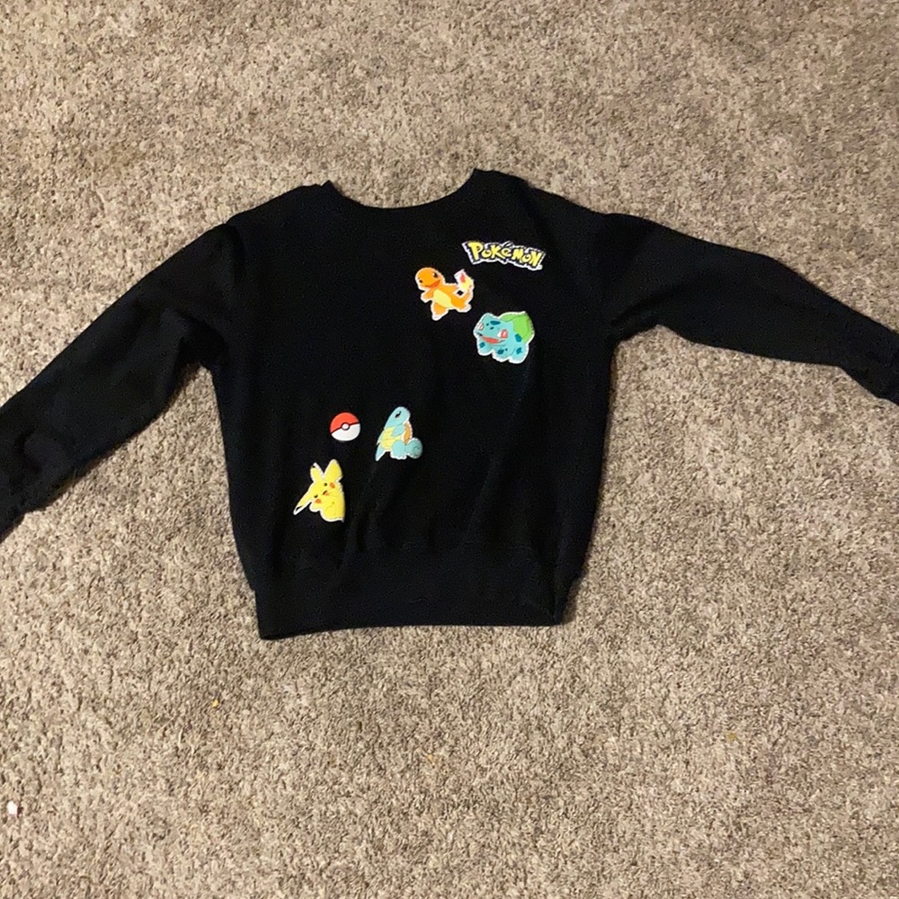 Black Pokémon sweatshirt size medium